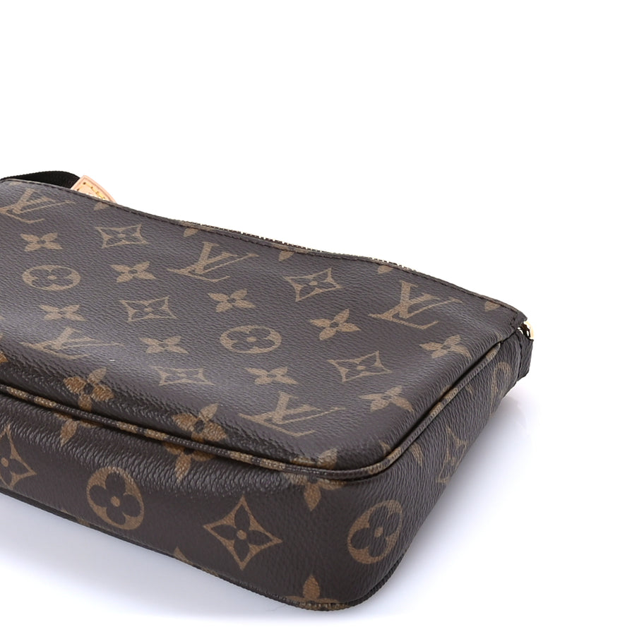 Louis Vuitton Monogram Chain Pochette Accessories Brown Image 8