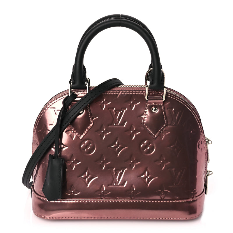  Louis Vuitton Vernis Alma BB Rose Cuivre
