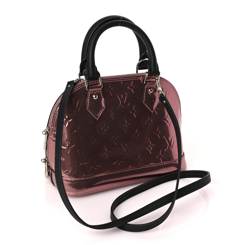  Louis Vuitton Vernis Alma BB Rose Cuivre