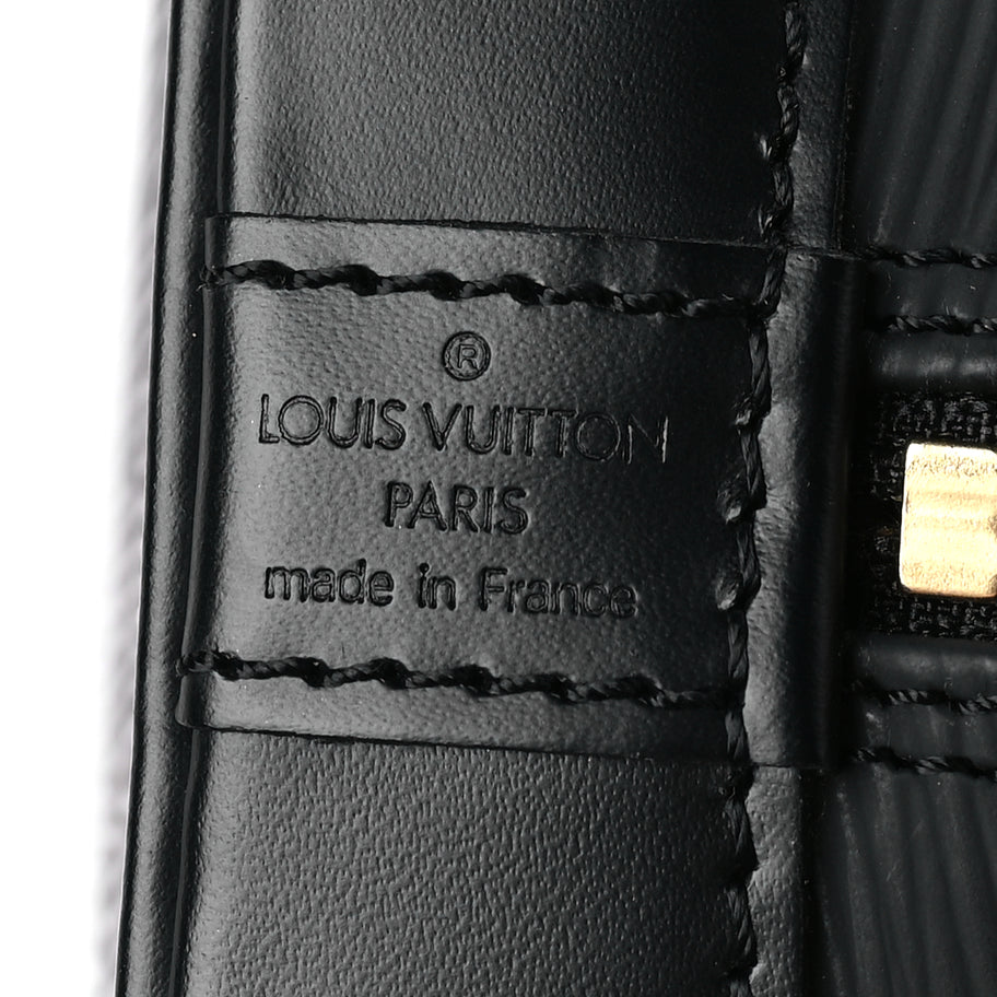 Louis Vuitton Epi Alma PM Black Image 5