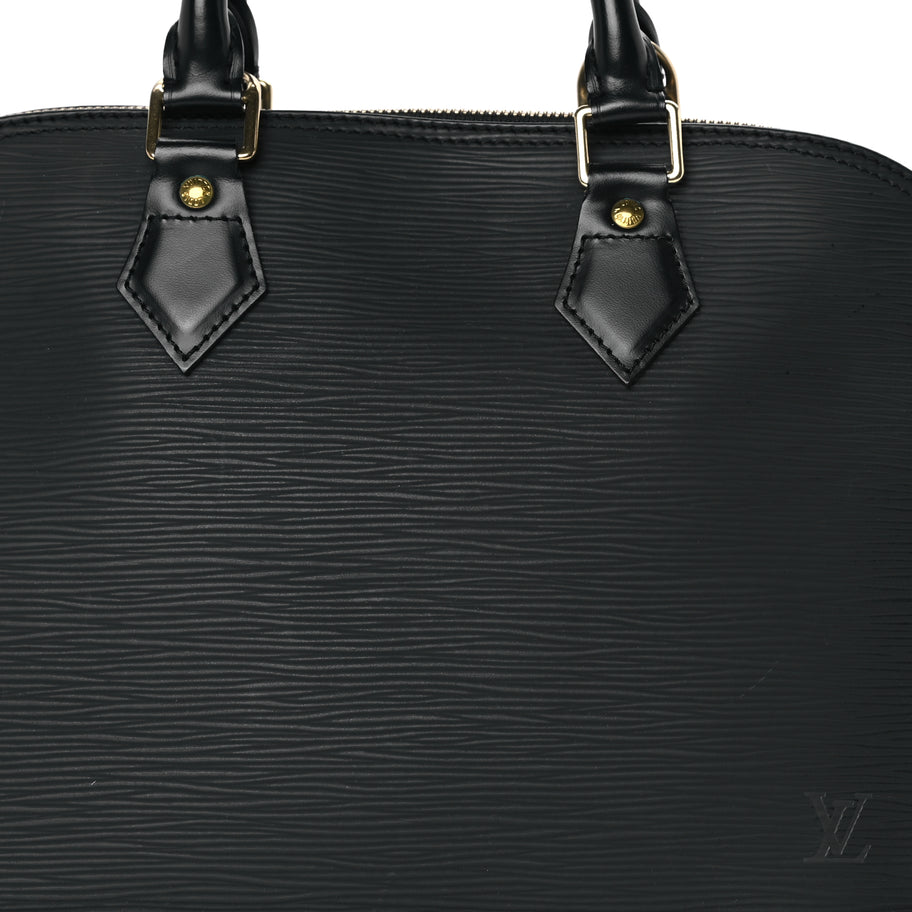 Louis Vuitton Epi Alma PM Black Image 6