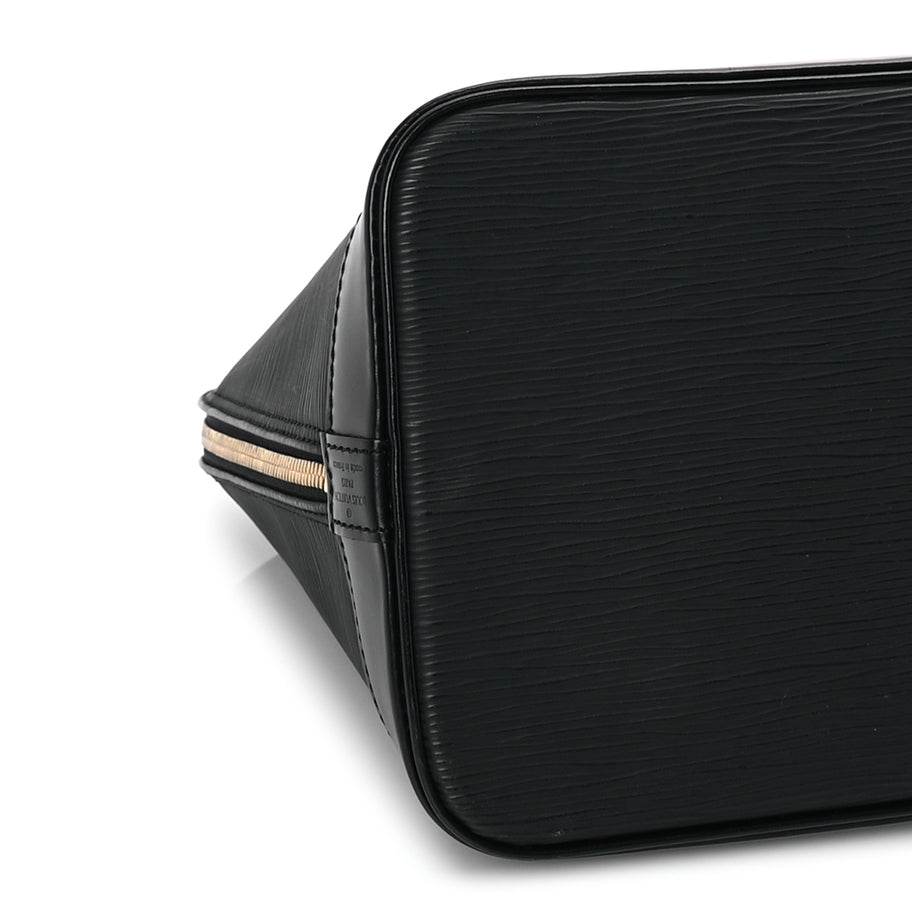 Louis Vuitton Epi Alma PM Black Image 7