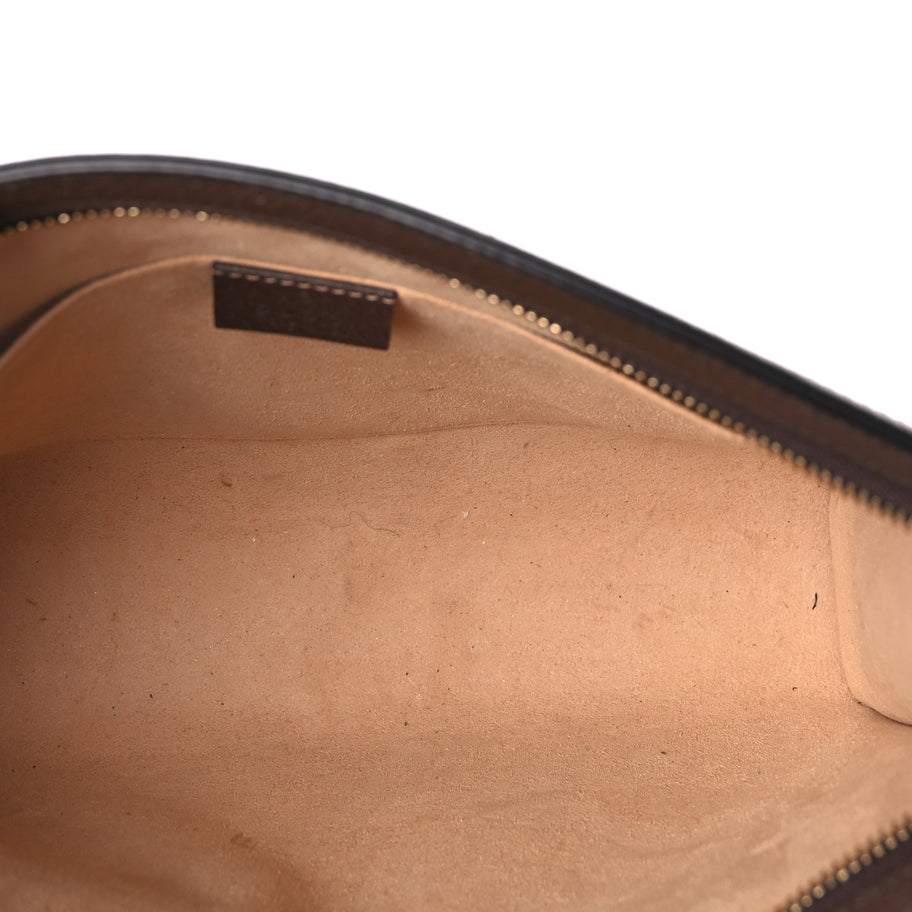Gucci GG Supreme Monogram Web Ophidia Pouch Brown Image 5