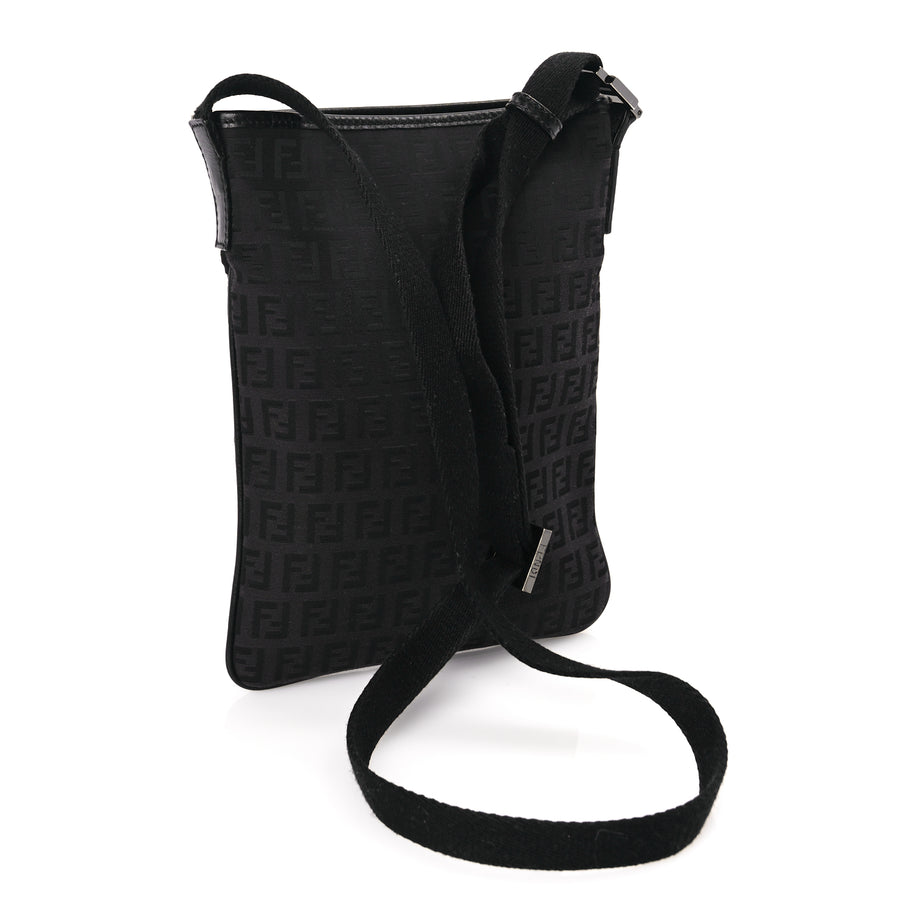 Fendi Zucchino Crossbody Black Image 2