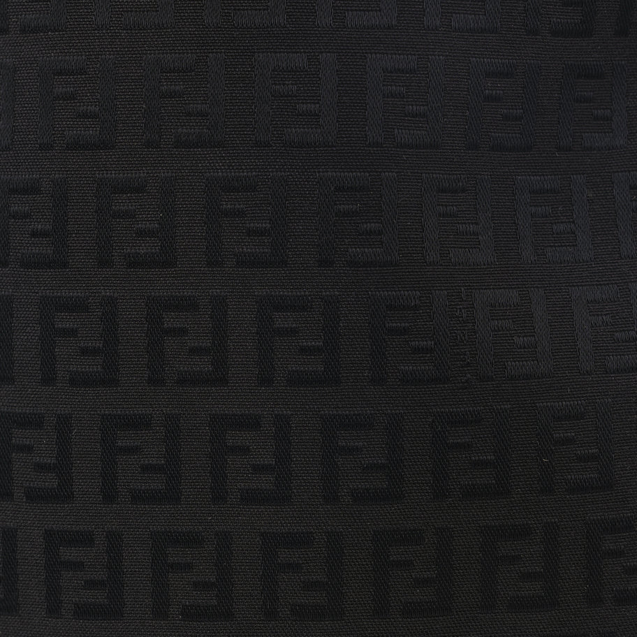 Fendi Zucchino Crossbody Black Image 4