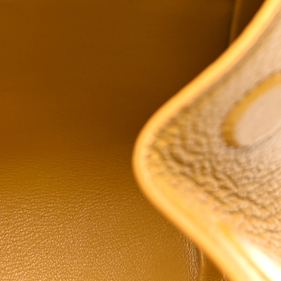 Bottega Veneta Grained Calfskin Geometric Belt Bag  Mustard Yellow Image 4