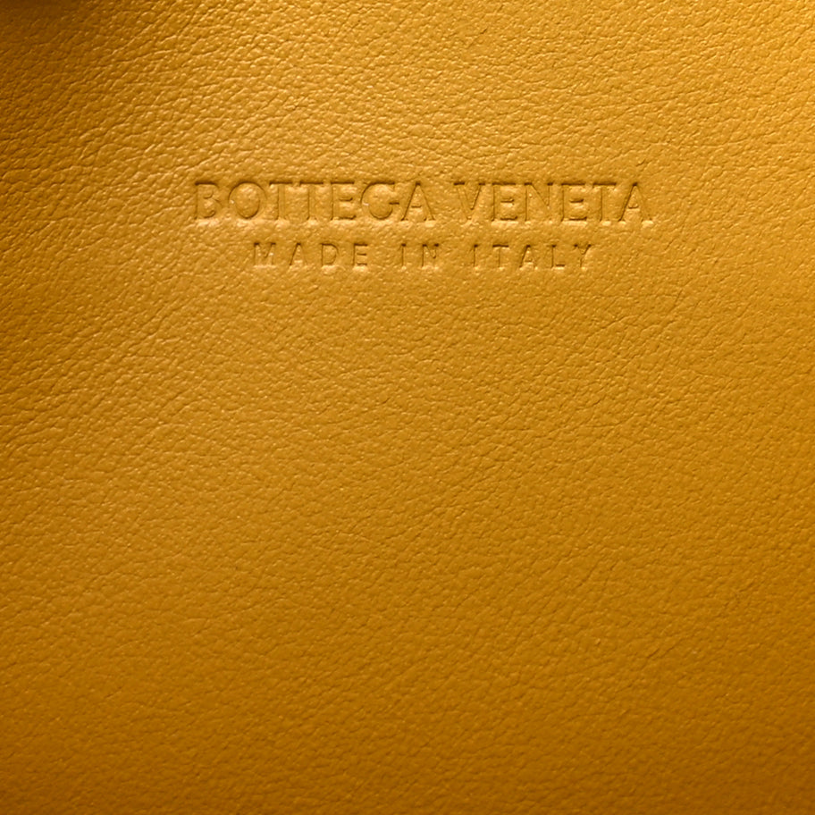 Bottega Veneta Grained Calfskin Geometric Belt Bag  Mustard Yellow Image 5
