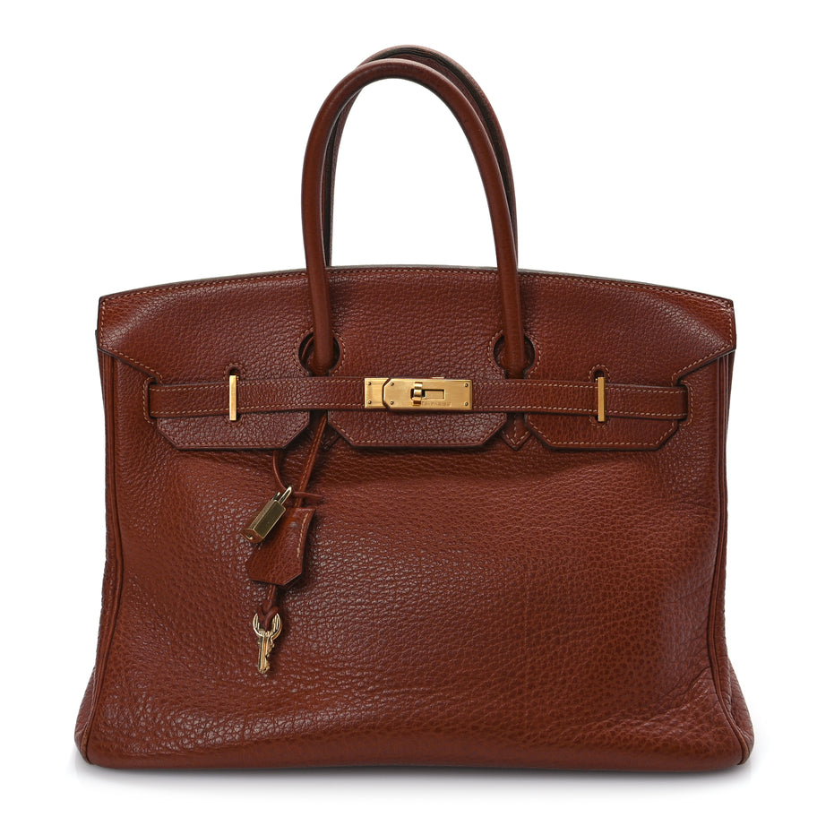 Hermes Buffle Skipper Birkin 35 Noisette Image 1
