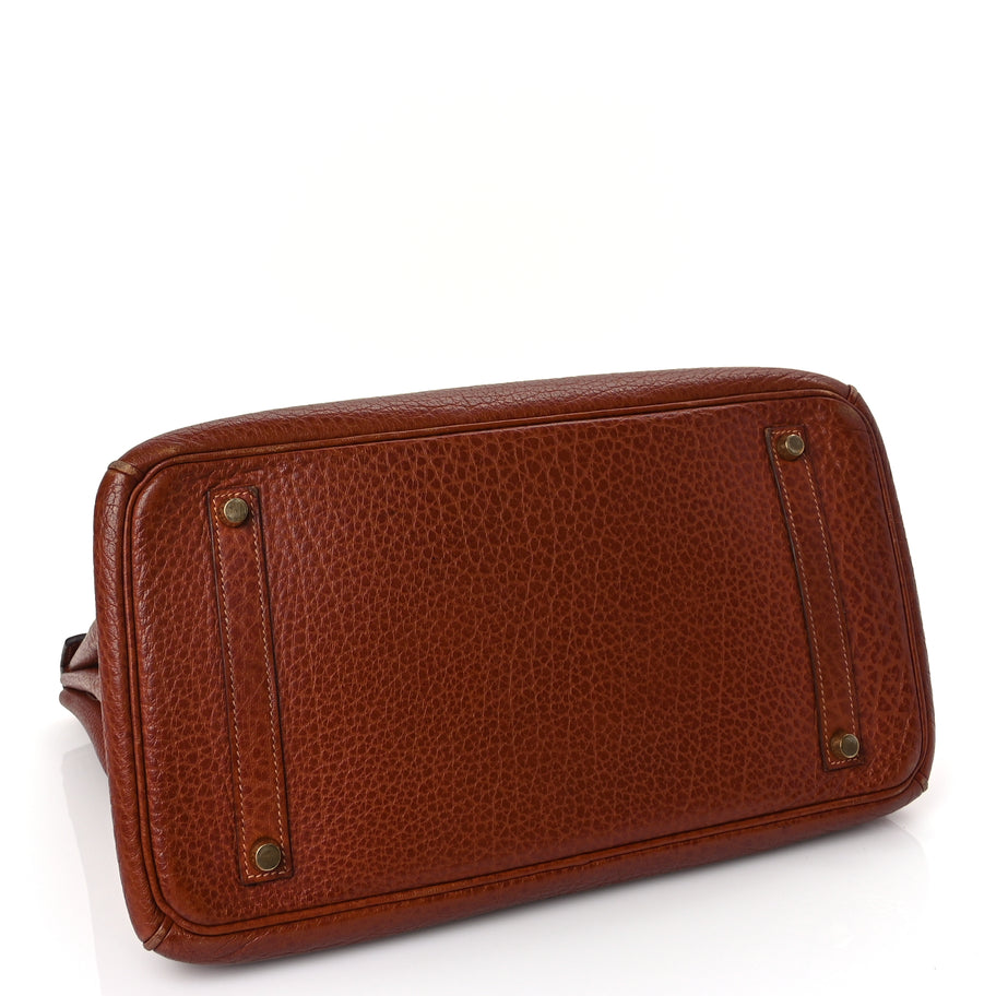 Hermes Buffle Skipper Birkin 35 Noisette Image 4