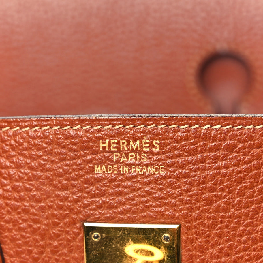 Hermes Buffle Skipper Birkin 35 Noisette Image 6