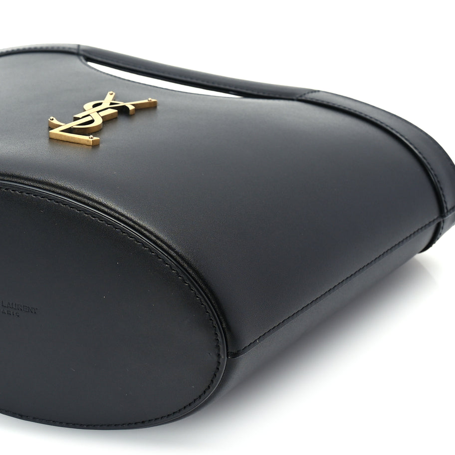 Saint Laurent Calfskin Mini Celia Tote Black Image 8