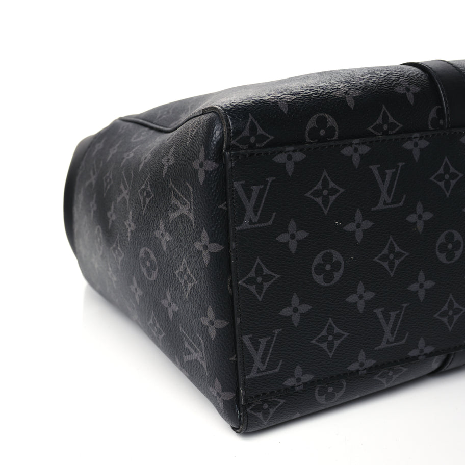 Louis Vuitton Monogram Eclipse Sac Plat 24H Image 6