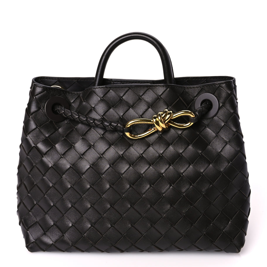 Bottega Veneta Nappa Intrecciato Small Andiamo Shoulder Bag Fondant Image 1
