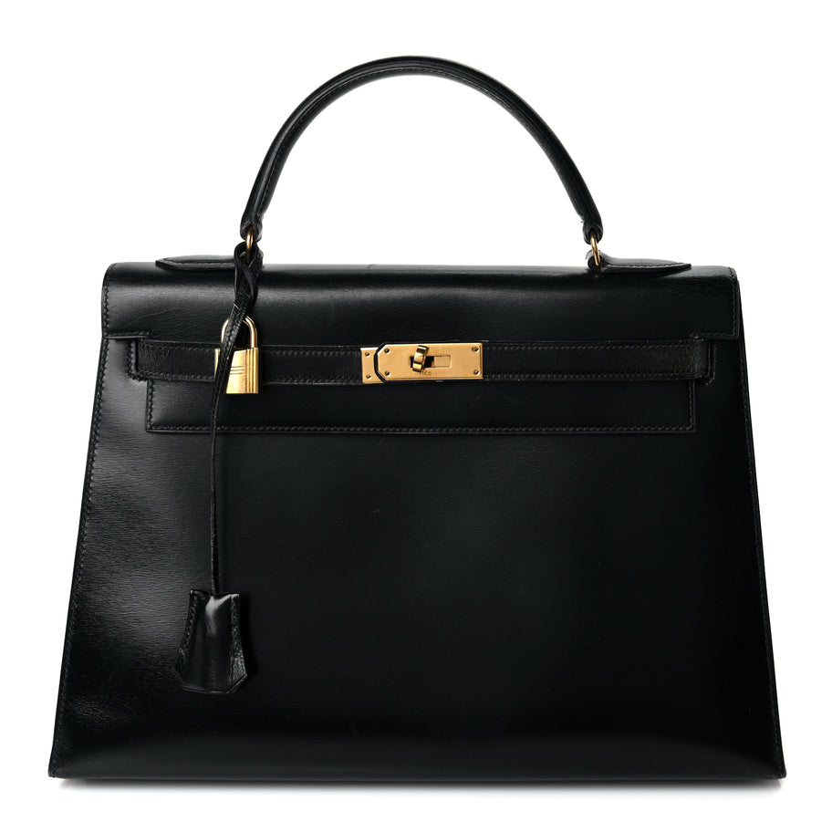 Hermes Box Kelly Sellier 32 Black Image 1
