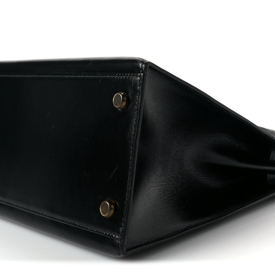 Hermes Box Kelly Sellier 32 Black Image 9