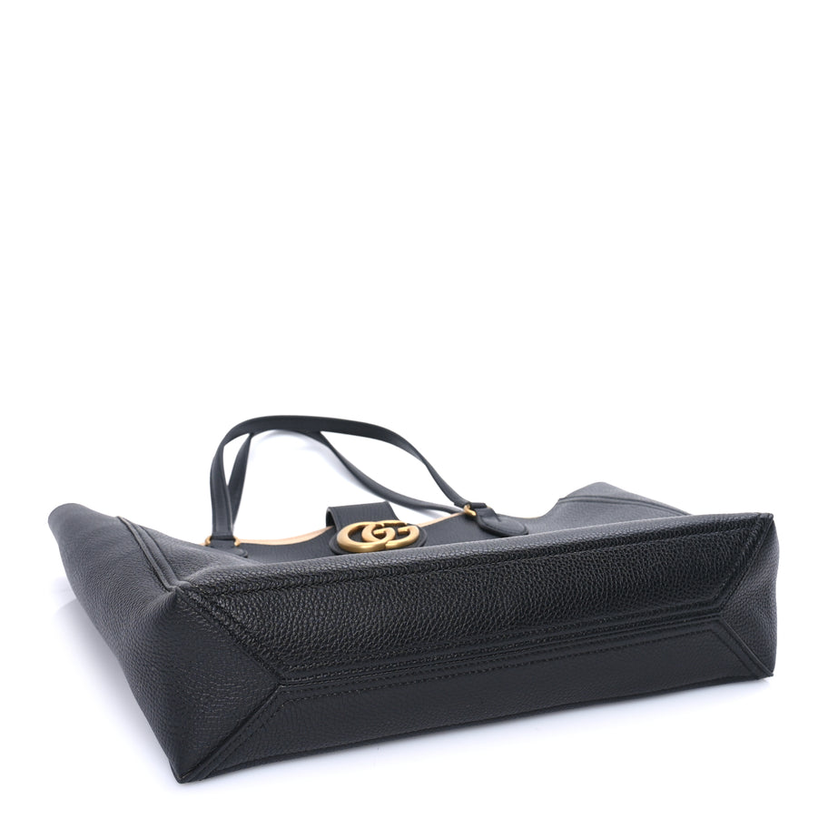 Gucci New Sakai Calfskin Lux Medium Dahlia Tote  Black Image 3