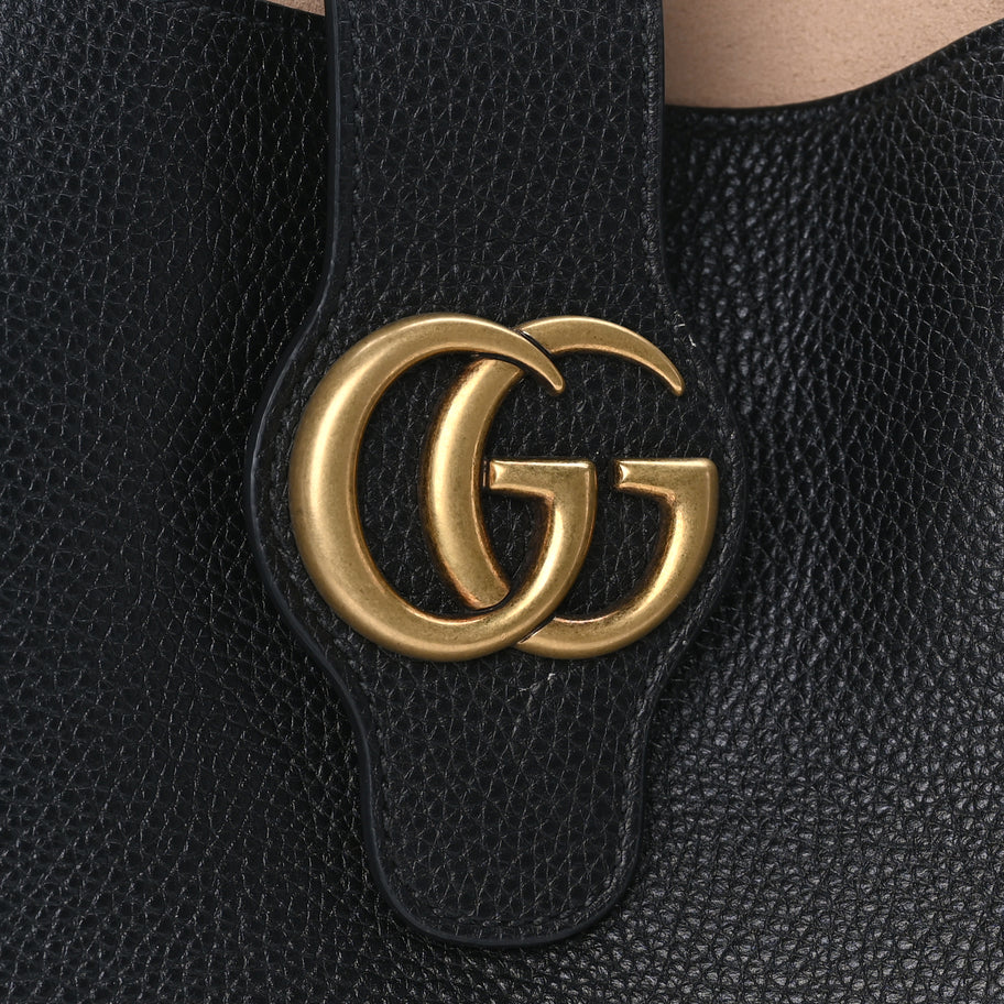 Gucci New Sakai Calfskin Lux Medium Dahlia Tote  Black Image 6
