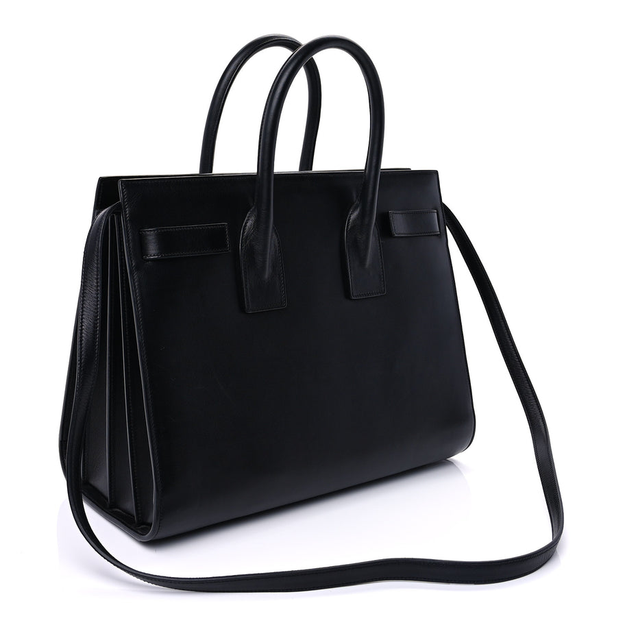 Saint Laurent Calfskin Small Sac De Jour Black Image 2