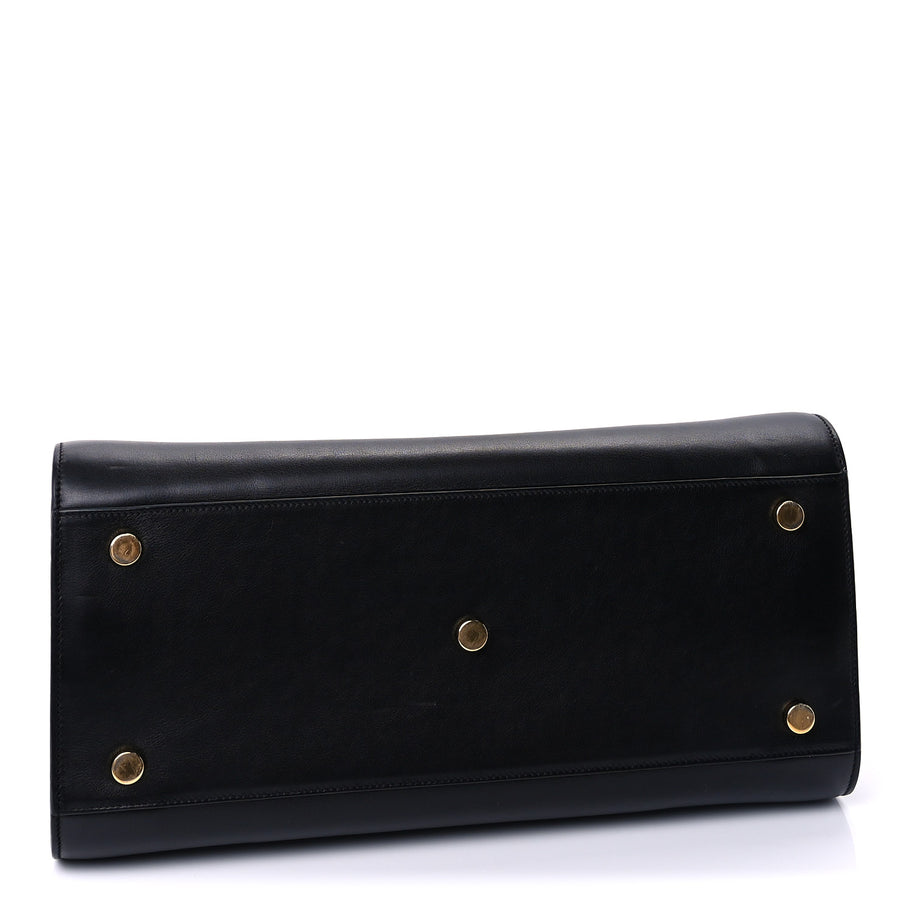 Saint Laurent Calfskin Small Sac De Jour Black Image 3