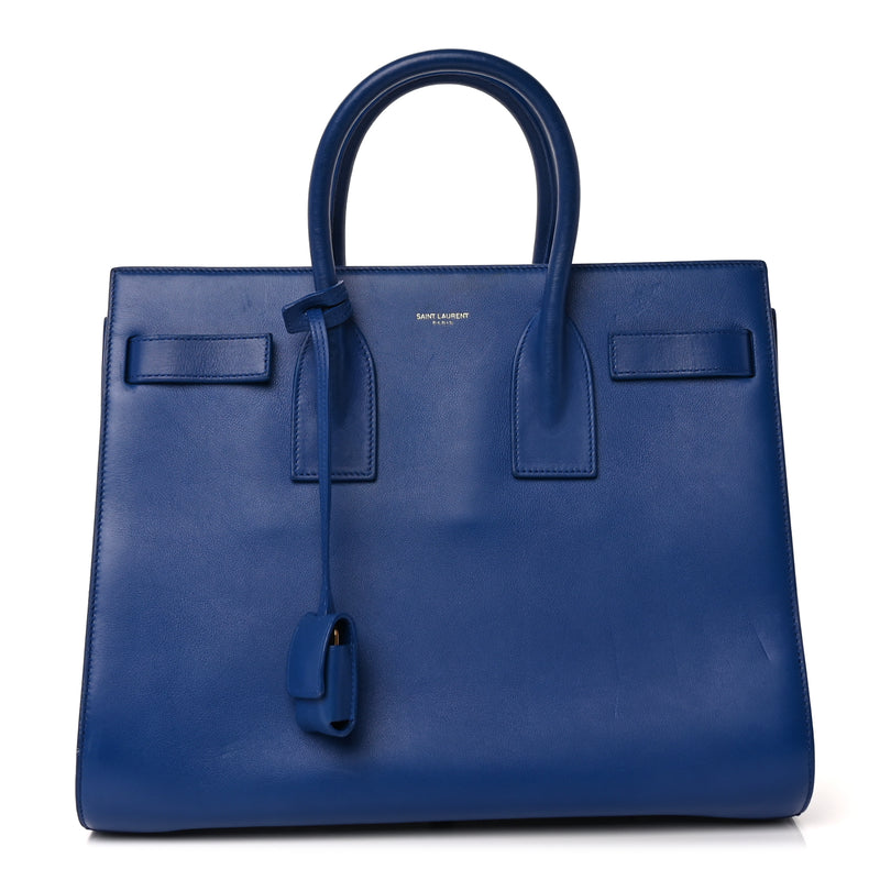  Saint Laurent Calfskin Small Sac De Jour  Outremer