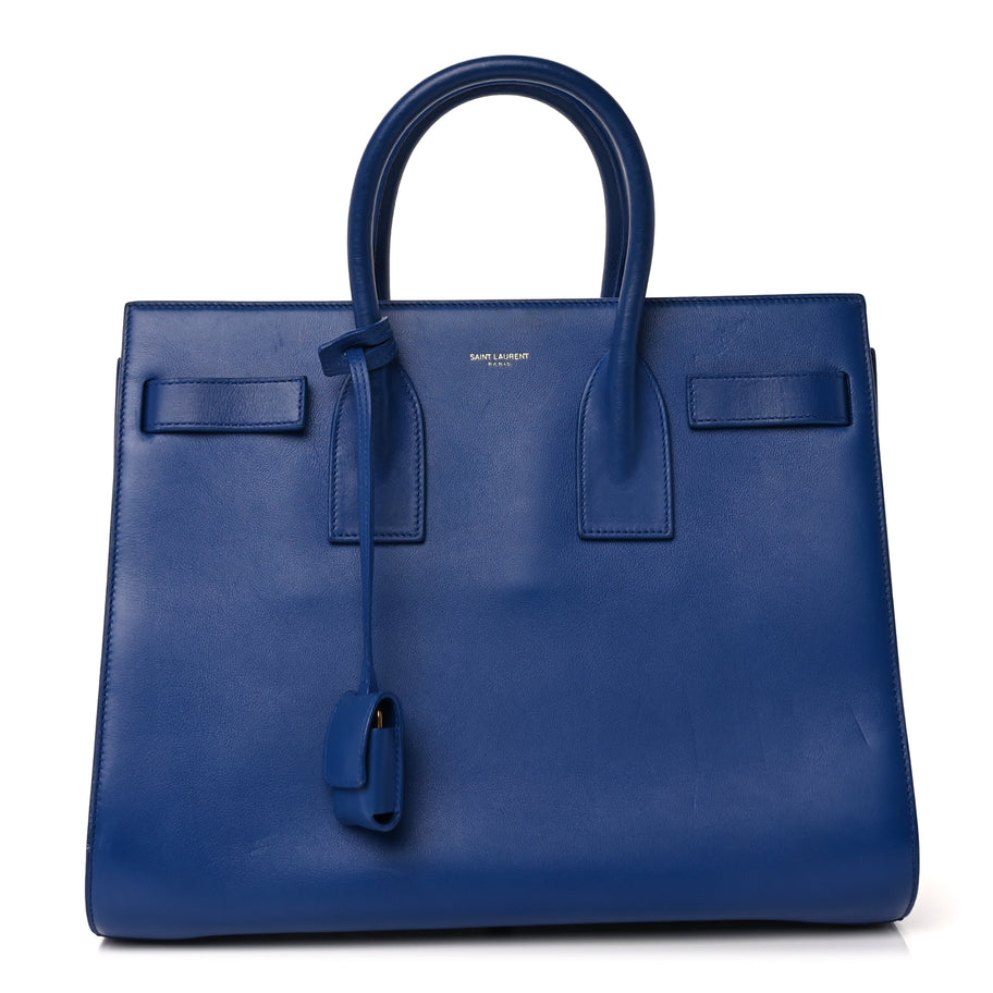 Saint Laurent Calfskin Small Sac De Jour  Outremer Image 1