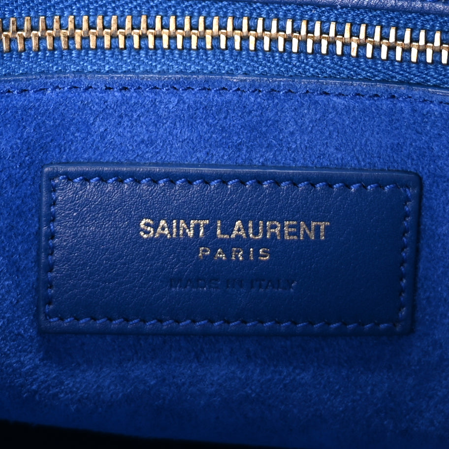 Saint Laurent Calfskin Small Sac De Jour  Outremer Image 5