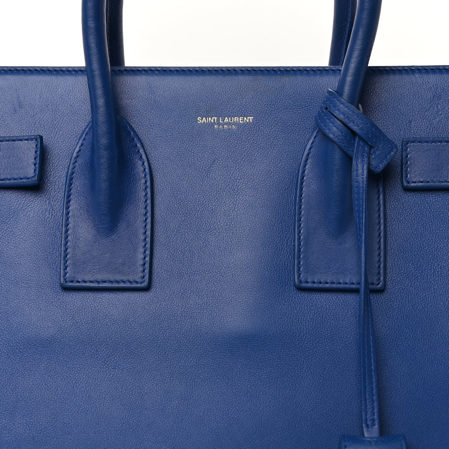 Saint Laurent Calfskin Small Sac De Jour  Outremer Image 6