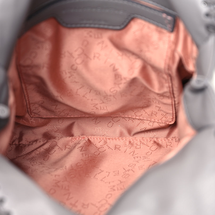 Stella McCartney Eco Alter Nappa Mini Falabella Chain Cage Tote Grey Image 4