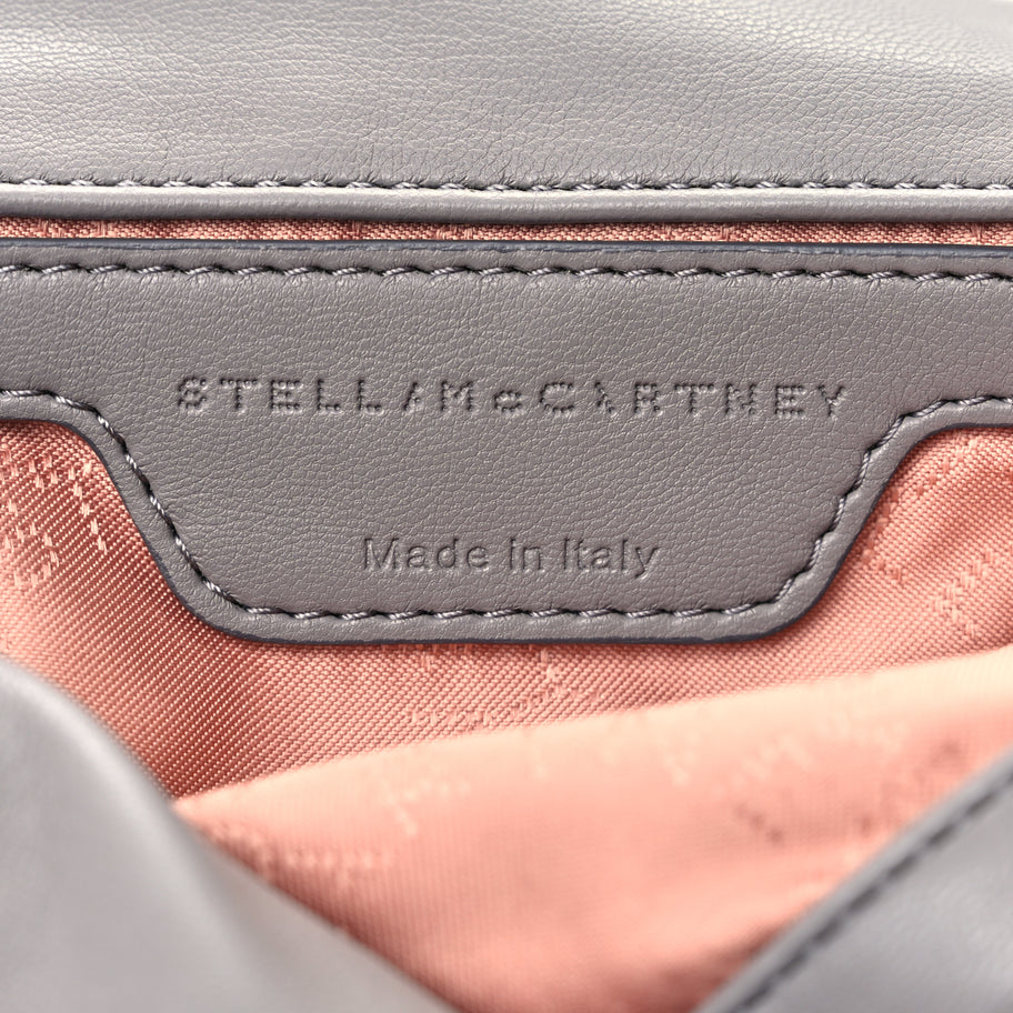 Stella McCartney Eco Alter Nappa Mini Falabella Chain Cage Tote Grey Image 5