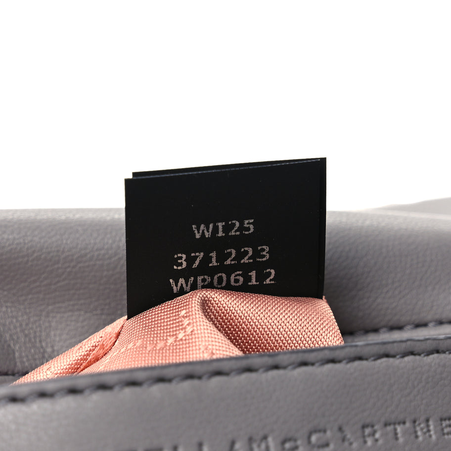 Stella McCartney Eco Alter Nappa Mini Falabella Chain Cage Tote Grey Image 6