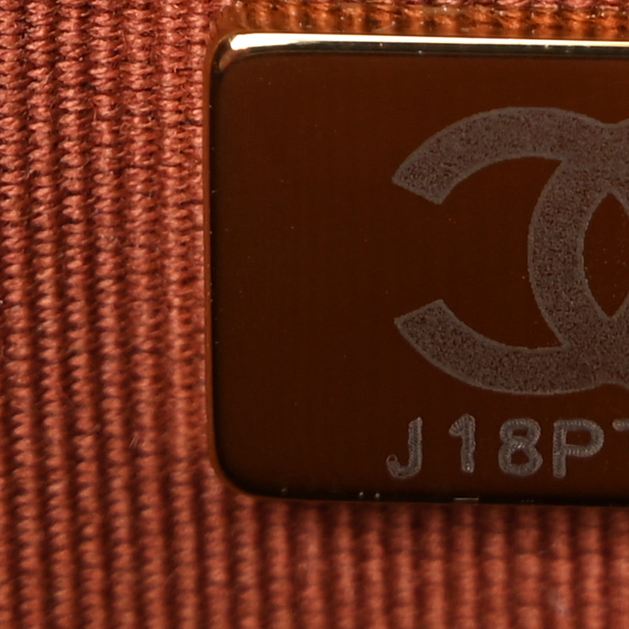 Chanel Caviar Quilted Wallet On Chain WOC Light Brown Image 6