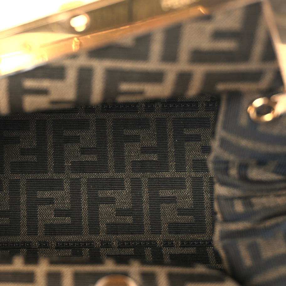 Fendi Shiny Nappa Medium Fendi First Caramello Image 4