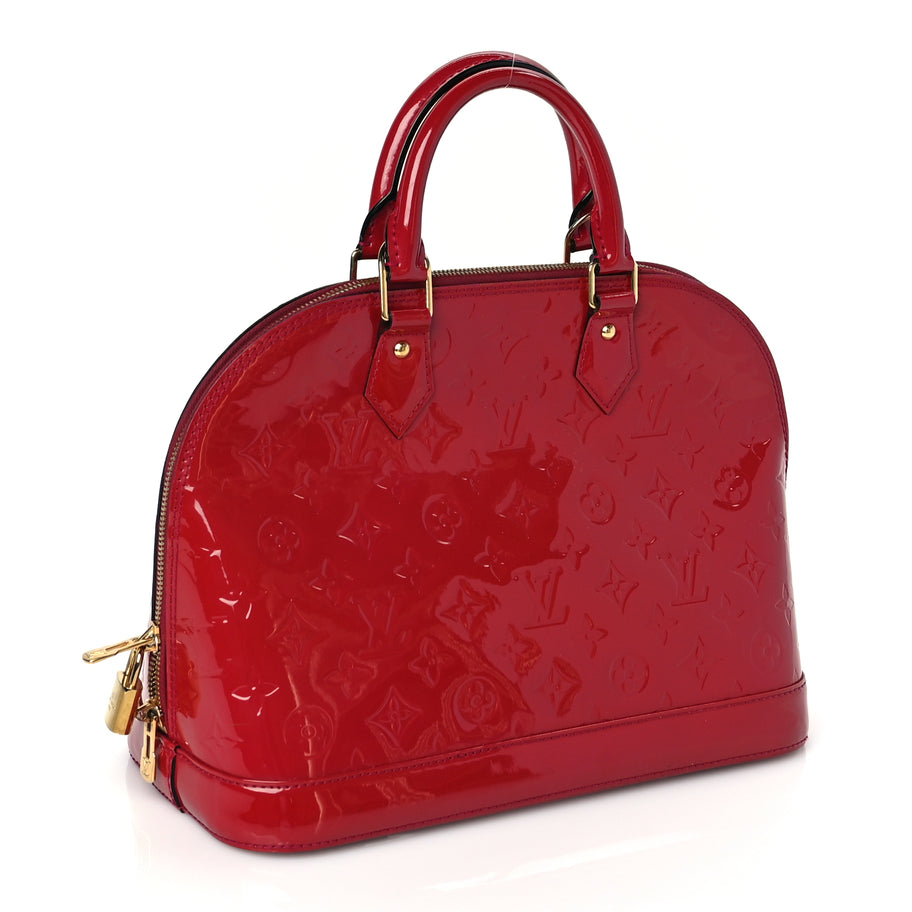 Louis Vuitton Vernis Alma PM  Cherry Image 2