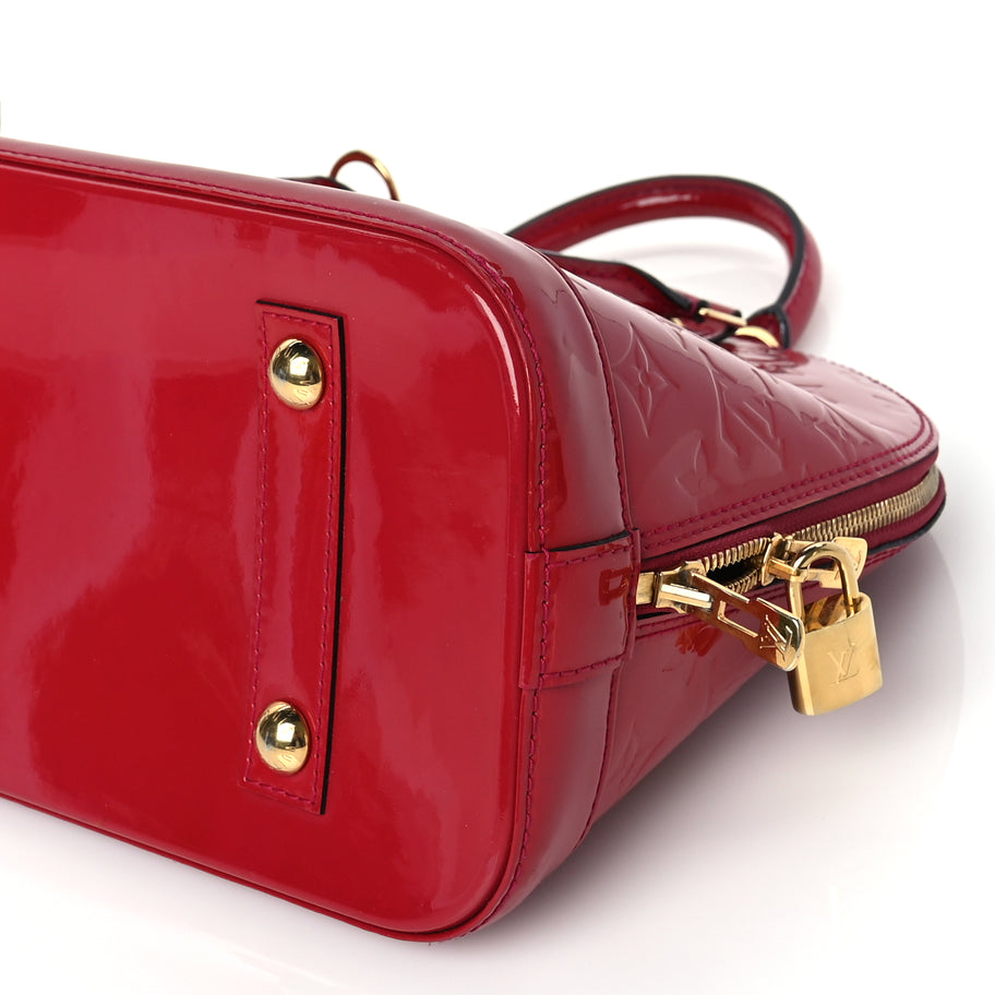 Louis Vuitton Vernis Alma PM  Cherry Image 8