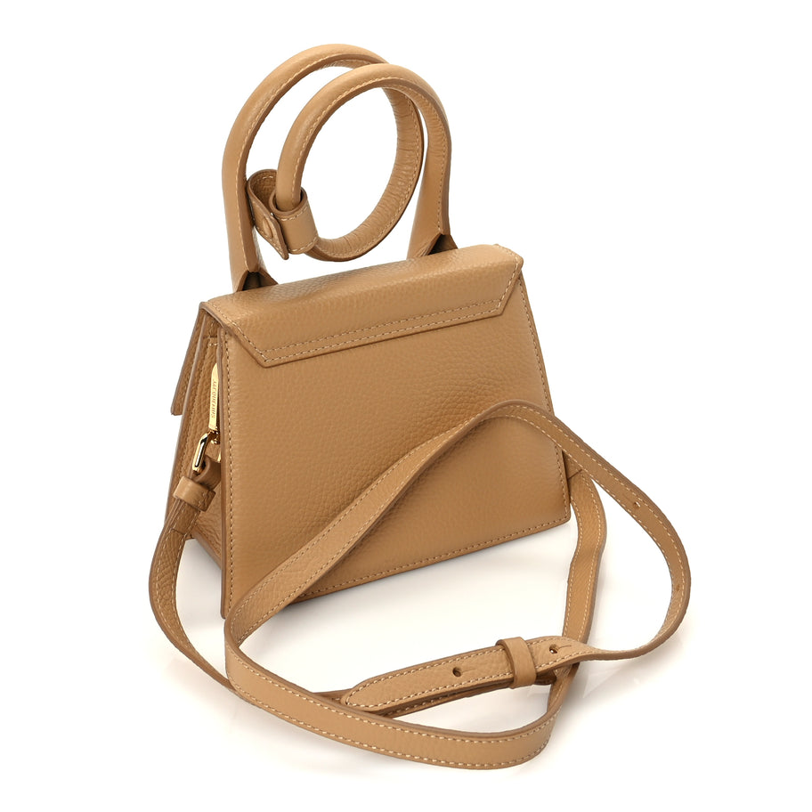Jacquemus Grained Calfskin Le Chiquito Noeud  Camel Image 2