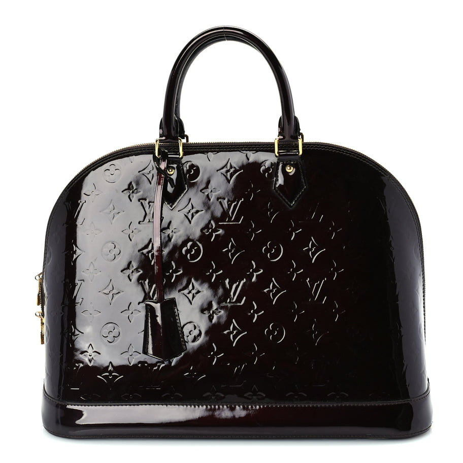 Louis Vuitton Vernis Alma GM Amarante Amarante Image 1