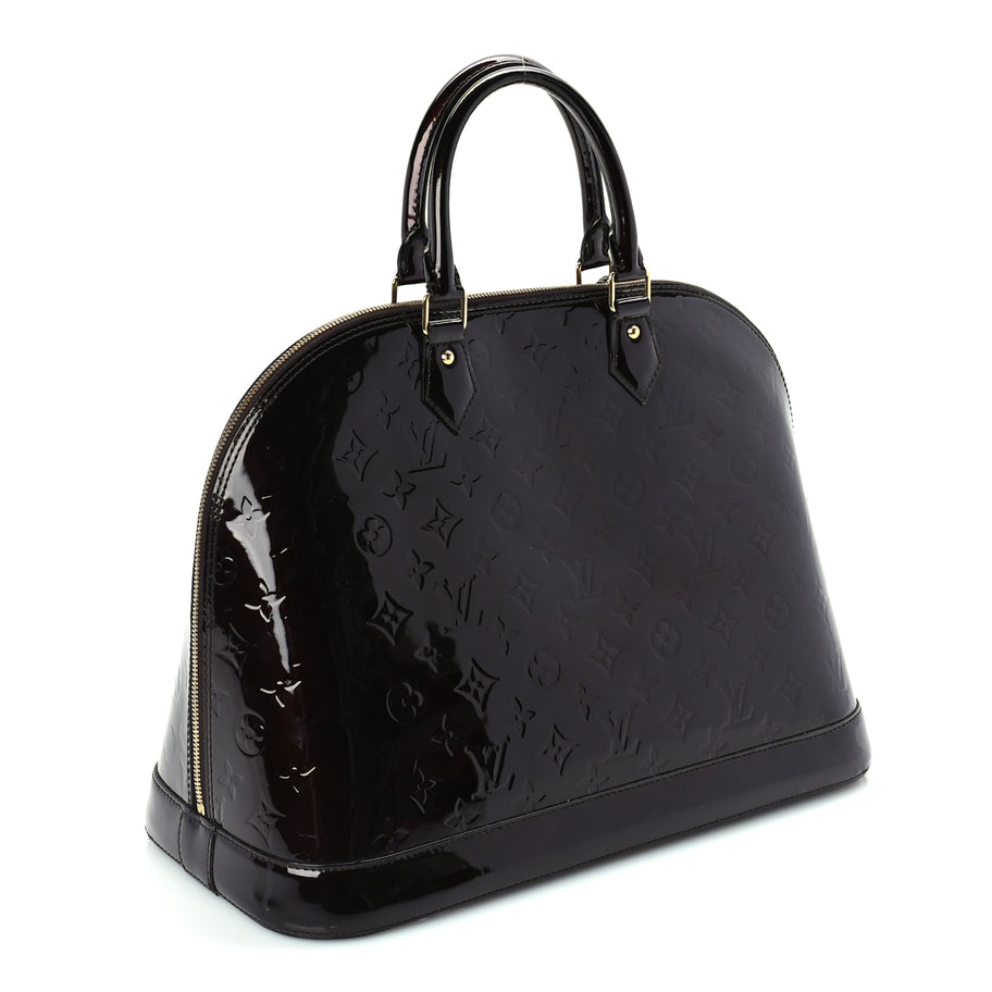 Louis Vuitton Vernis Alma GM Amarante Amarante Image 2
