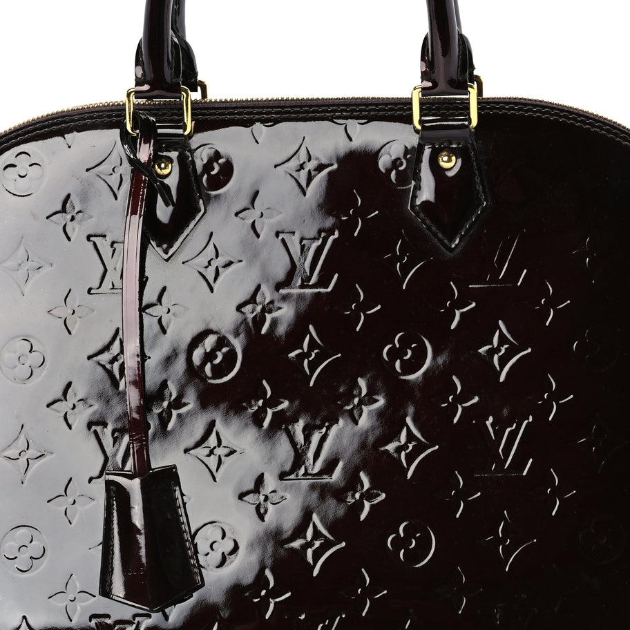 Louis Vuitton Vernis Alma GM Amarante Amarante Image 6
