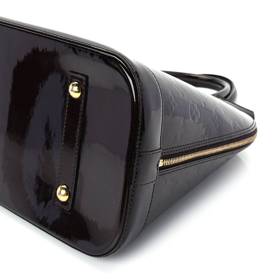 Louis Vuitton Vernis Alma GM Amarante Amarante Image 8