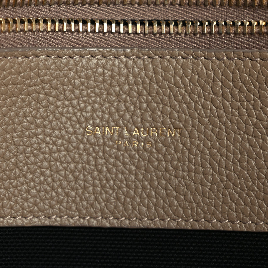 Saint Laurent Calfskin Large Souple Sac De Jour Dark Beige Image 5