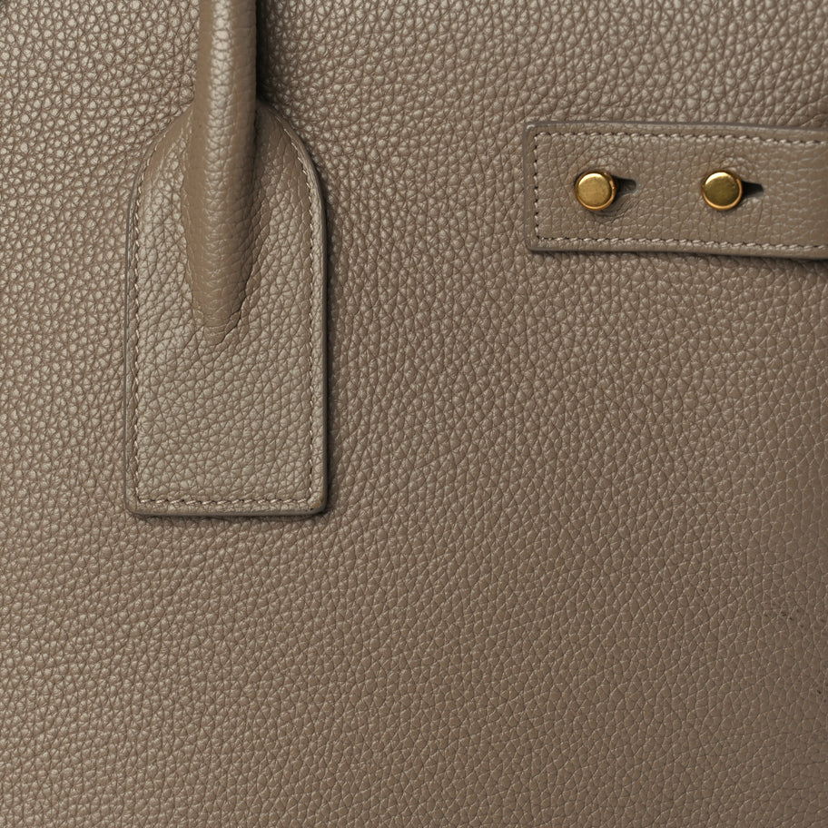 Saint Laurent Calfskin Large Souple Sac De Jour Dark Beige Image 6