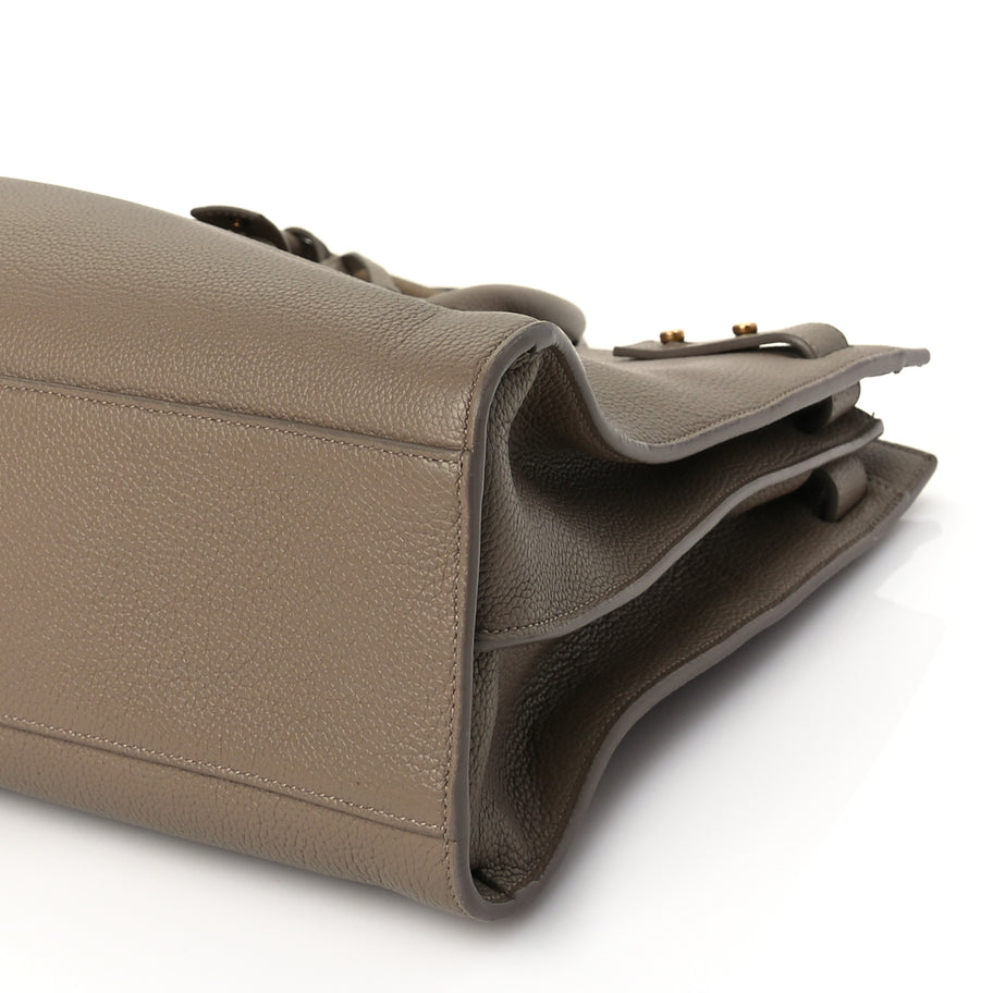 Saint Laurent Calfskin Large Souple Sac De Jour Dark Beige Image 8