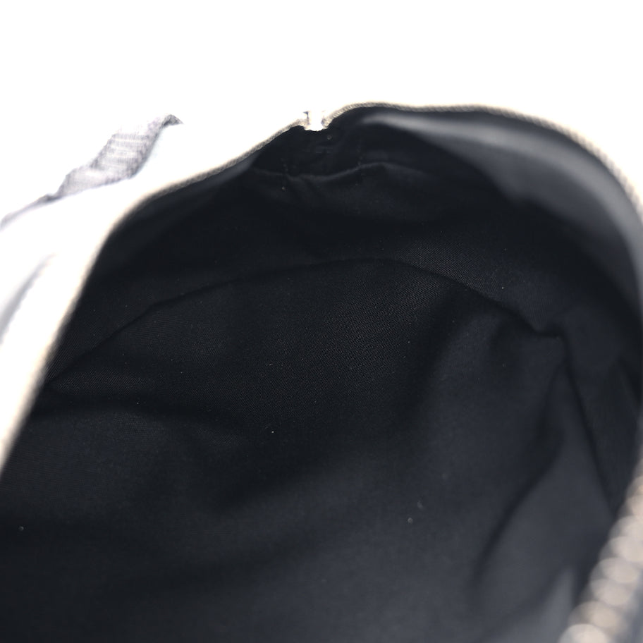 Christian Dior Grained Calfskin Oblique Scarab Sling Bag Blue Black Image 5