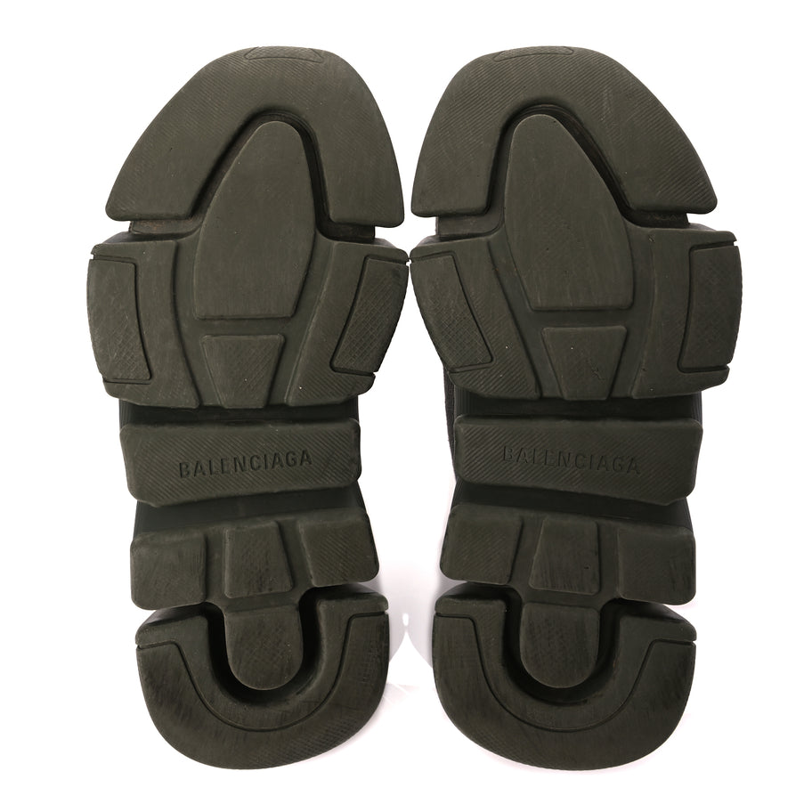 Balenciaga Technical 3D Recycled Knit Womens Speed 2.0 Sneakers 37 Monocolor Dark Kaki Image 6