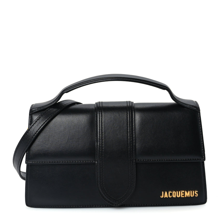 Jacquemus Smooth Calfskin Le Grand Bambino  Black Image 1