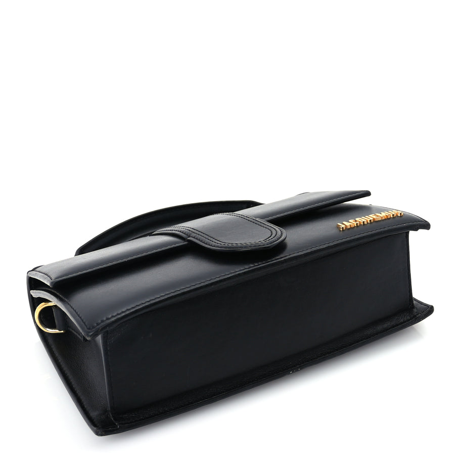 Jacquemus Smooth Calfskin Le Grand Bambino  Black Image 3