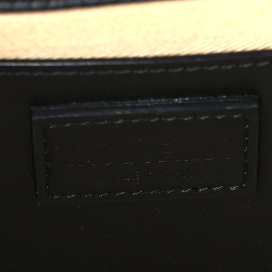 Jacquemus Smooth Calfskin Le Grand Bambino  Black Image 5
