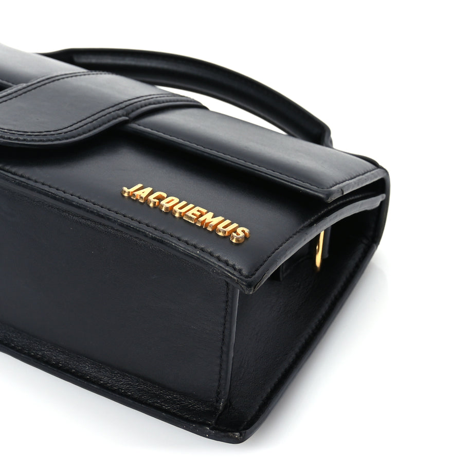Jacquemus Smooth Calfskin Le Grand Bambino  Black Image 8