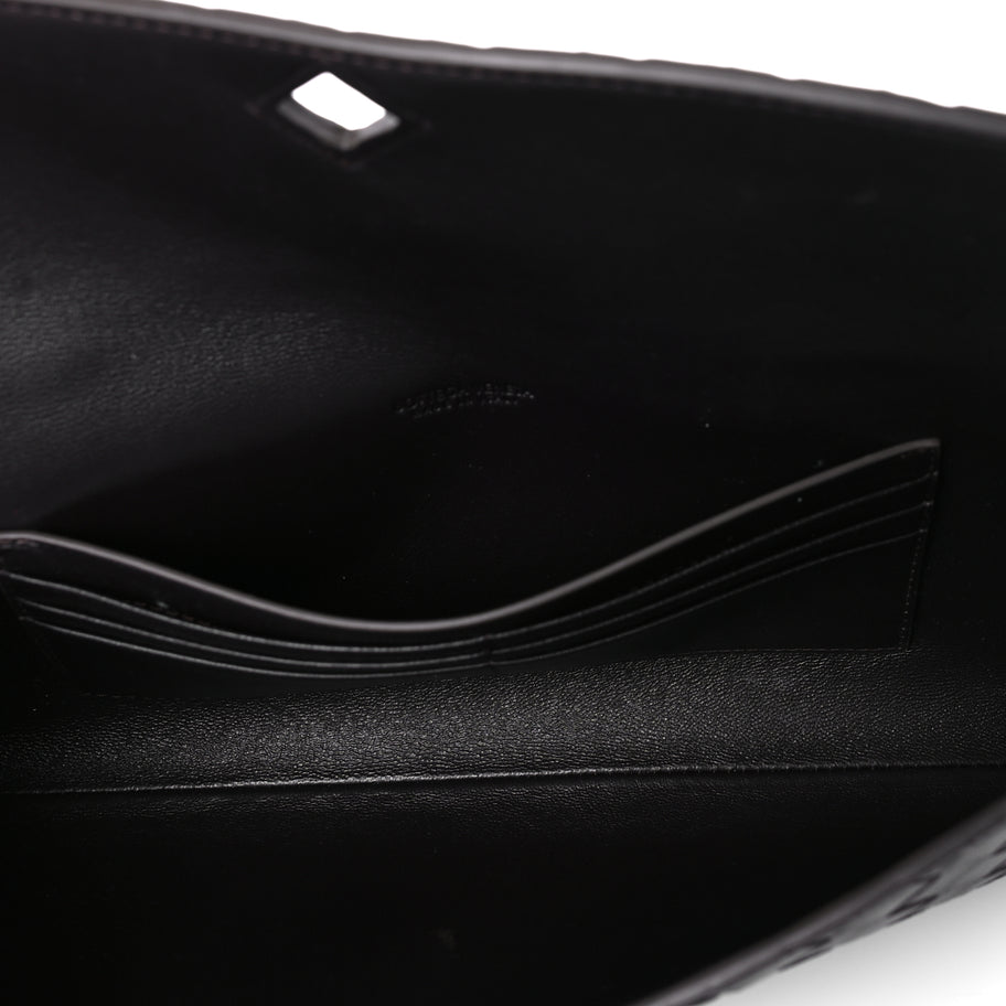 Bottega Veneta Nappa Intrecciato Long Andiamo Top Handle Clutch Fondant Image 5