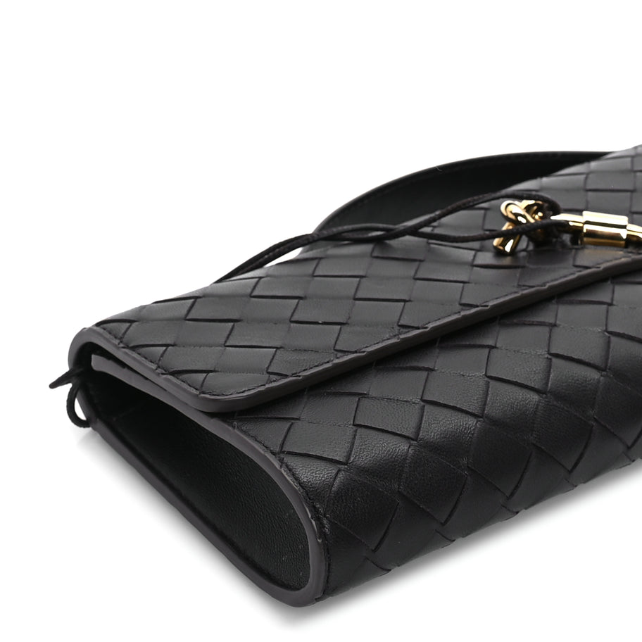 Bottega Veneta Nappa Intrecciato Long Andiamo Top Handle Clutch Fondant Image 7